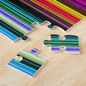 Puzzle Bandes minces et colorées - 2 (Côté)