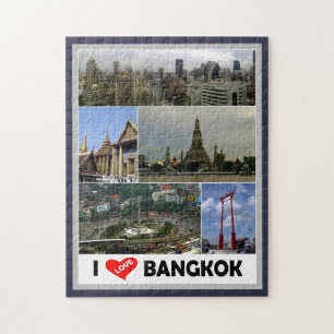 Puzzle Bangkok - I Love - Thaïlande -