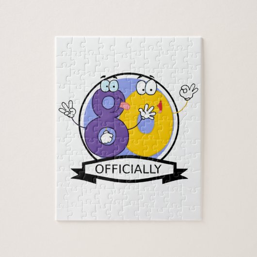 Puzzle Bannière d'anniversaire officielle 80 (Vertical)