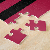 Puzzle Bannière noire épangée par l'étoile drapeau améric (Côté)