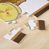 Puzzle Banoffe Banana Toffee Pie Slice UK British Food (Côté)