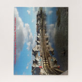 Puzzle Banques extérieures Caroline du Nord. voeux de Noë (Vertical)