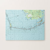 Puzzle Banques externes du sud vintages Map (1957) (Horizontal)