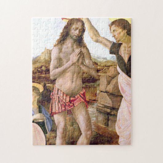 Puzzle Baptism of Jesus Christ By Léonard de Vinci (Vertical)