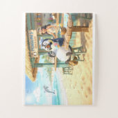 Puzzle Bar de plage du Pingouin (Vertical)