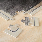 Puzzle Barack Obama in front of American Flag and Capitol (Côté)