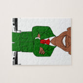 Puzzle barack obama santa claus (Horizontal)
