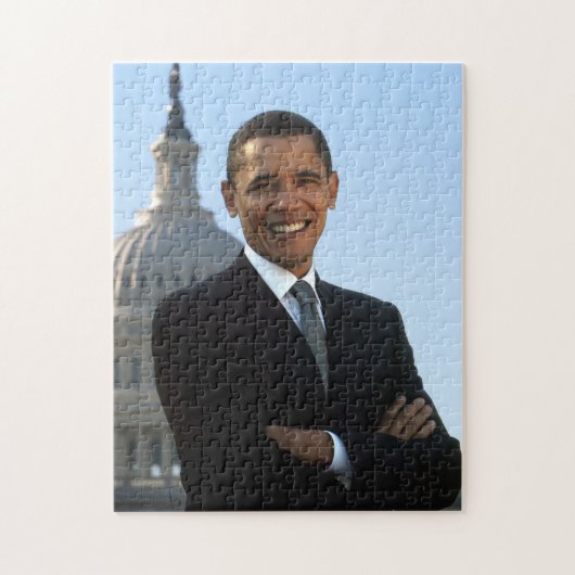 Puzzle Barack Obama Senate Photograph (Vertical)
