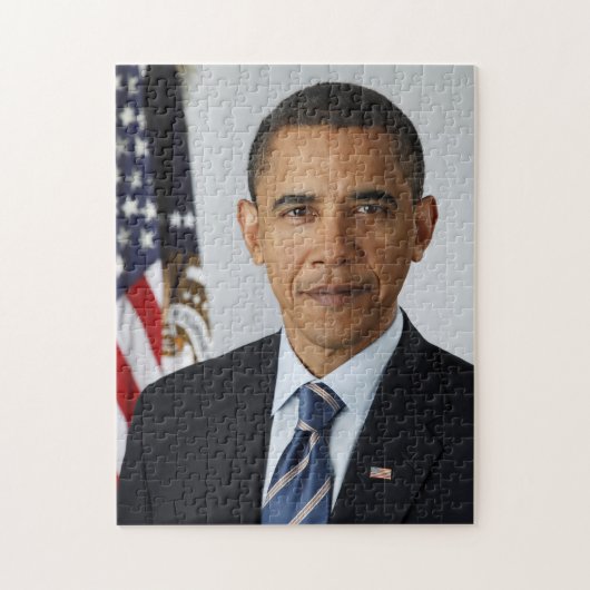 Puzzle Barack Obama US President White House Portrait  (Vertical)