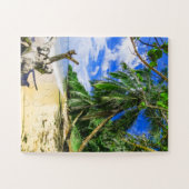 Puzzle Barbade Caribbean Island Beach Palm Tree Retraite (Horizontal)
