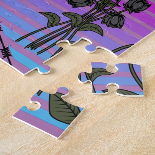 Puzzle Barbed Wire Heart (Côté)