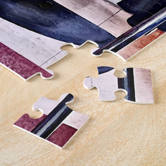 Puzzle Barbier Avec Cabine De Manteau (Côté)