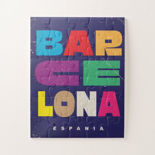 Puzzle Barcelone Espagne (Vertical)