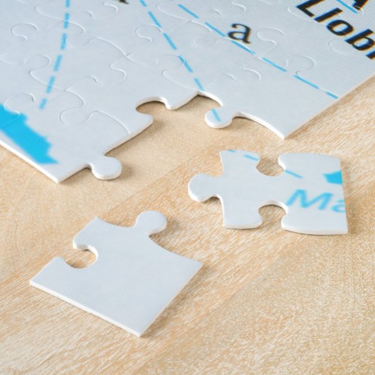 Puzzle Barcelone, Espagne (Côté)