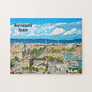 Puzzle Barcelone, Espagne Belle vue sur la ville