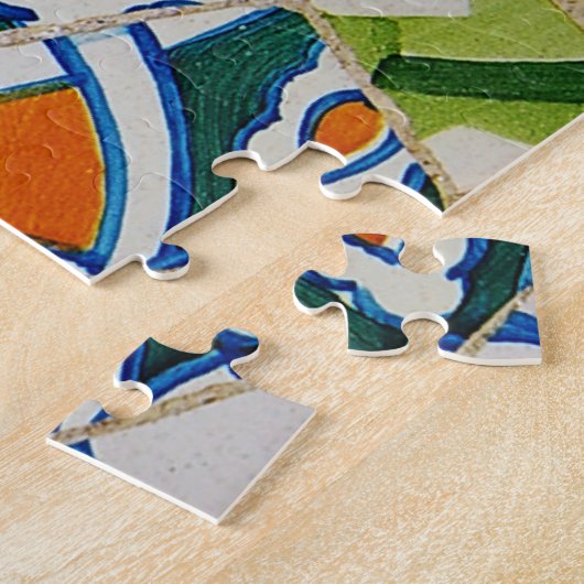 Puzzle Barcelone Espagne Parc Guell Travel Photo (Côté)