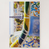 Puzzle Barcelone Espagne Parc Guell Travel Photo (Vertical)