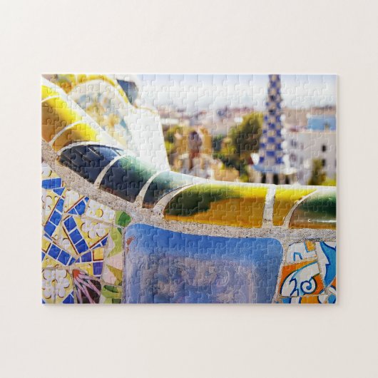 Puzzle Barcelone Espagne Parc Guell Travel Photo (Horizontal)