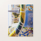 Puzzle Barcelone Espagne Parc Guell Travel Photo (Vertical)