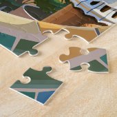 Puzzle Barcelone Espagne Travel Art Vintage (Côté)