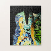 Puzzle Barcelone, Gaudi - Lizard, Espagne (Catalan) (Vertical)