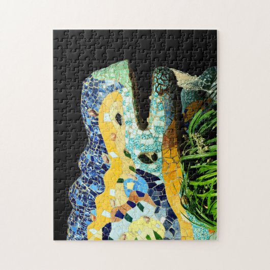 Puzzle Barcelone, Gaudi - Lizard, Espagne (Catalan) (Vertical)