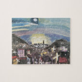 Puzzle Barcelone la nuit par Walter Gramatte (Horizontal)