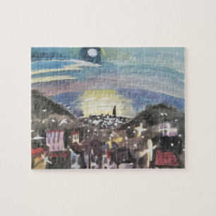 Puzzle Barcelone la nuit par Walter Gramatte
