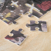 Puzzle Barcelone la nuit par Walter Gramatte (Côté)