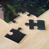 Puzzle Barcelone Sagrada Familia avec le parc et la (Côté)