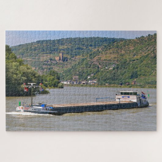 Puzzle Barge sur le Rhin 2 (Horizontal)