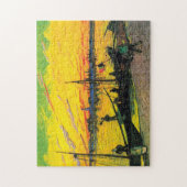 Puzzle Barges de charbon (F437) Van Gogh Fine Art (Vertical)