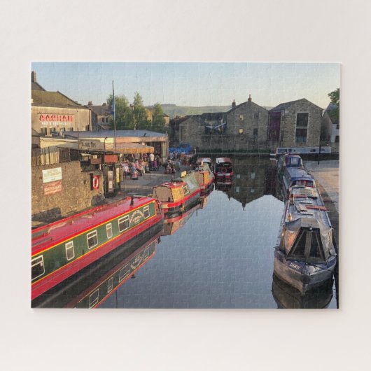 Puzzle Barges et bassin du canal, Skipton, Yorkshire (Horizontal)