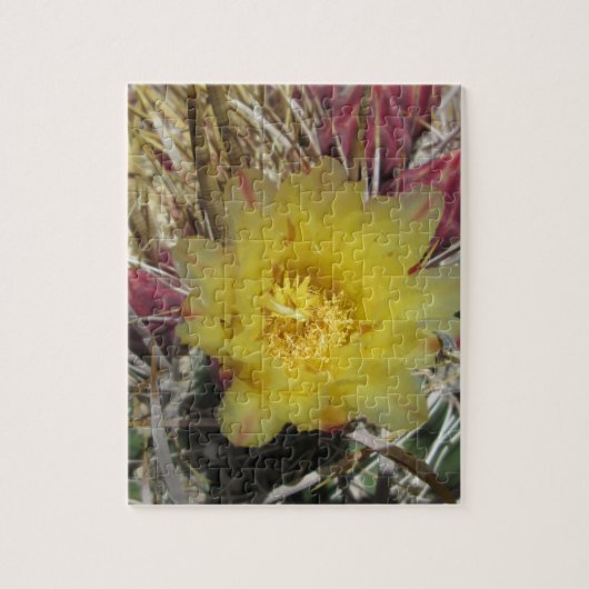 Puzzle Baril Cactus Fishhook Jaune (Vertical)