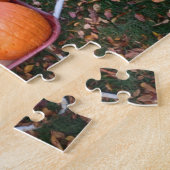 Puzzle Baril de roue de citrouilles (Côté)