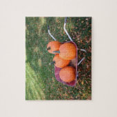 Puzzle Baril de roue de citrouilles (Vertical)