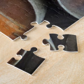 Puzzle Barils de vin empilés (Côté)