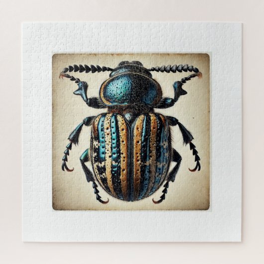 Puzzle Bark Beetle 180724IREF223 - Watercolor (Vertical)