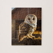 Puzzle Barn Owl (Vertical)