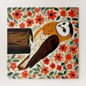 Puzzle Barn Owl (Horizontal)