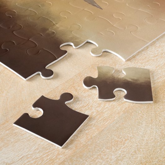 Puzzle Barn Owl en vol peinture numérique (Côté)