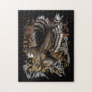 Puzzle Barn Owl Stance