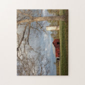 Puzzle Barne rouge (Vertical)