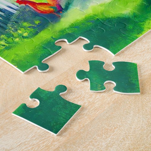 Puzzle Barnyard and Chickens par George Wesley Bellows (Côté)