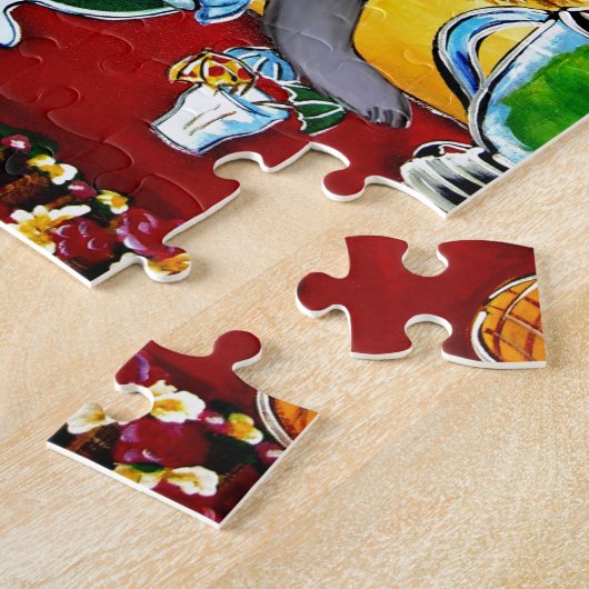 Puzzle Bartender Weimaraner (Côté)