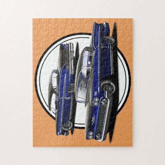 Puzzle Bas cavalier fait sur commande (Vertical)