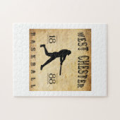 Puzzle Base-ball occidental de 1888 Chester Pennsylvanie (Horizontal)