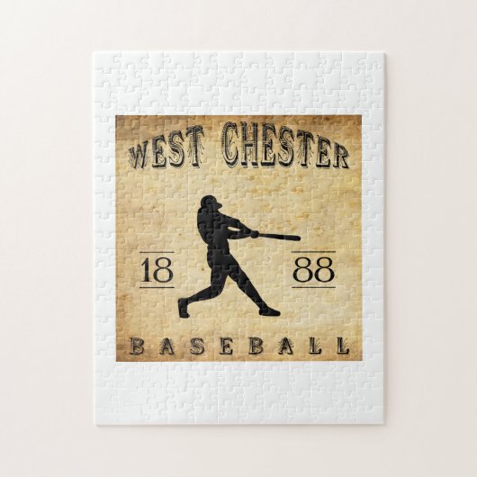 Puzzle Base-ball occidental de 1888 Chester Pennsylvanie (Vertical)