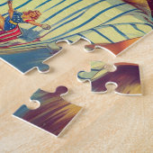 Puzzle Base-ball pin-up vintage (Côté)