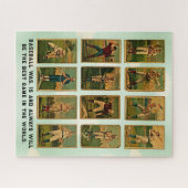 Puzzle base-ball vintage (Horizontal)